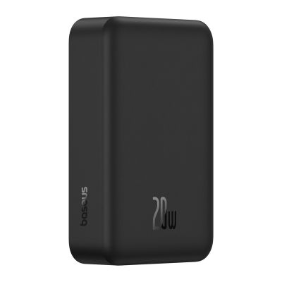 Baseus EnerFill FM41 20000mAh 20W Magnetische Powerbank mit 30cm USB-C-zu-USB-C-Kabel – Schwarz
