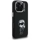 4. Karl Lagerfeld Silikon-MagSafe-Hülle mit Karl-Sketch-Motiv für iPhone 16 Pro Max – Schwarz