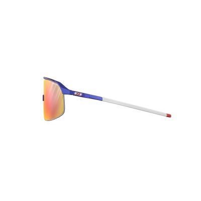 4. Julbo DENSITY Groupama-FDJ Brille, Metallic-Blau/Weiß