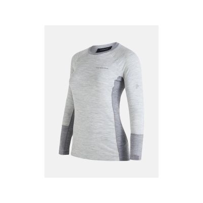 6. Peak Performance W Magic Crew Thermoshirt Grau