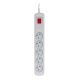 Activejet 5-poliger/5-poliger Überspannungsschutz (10 A; 2300 W) 5 m; grau