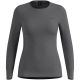 Odlo ACTIVE WARM BL TOP Rundhals-Langarm-Thermoshirt für Damen, grau, XL