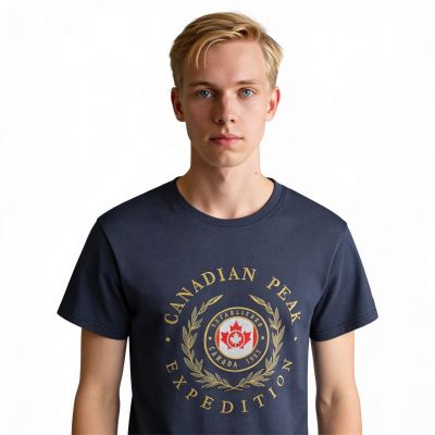 6. Canadian Peak JIGEREAK NAVY RM MEN 254 T-Shirt (RBMSZ1230H/CP-MARINE)