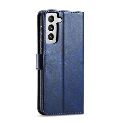 8. Magnethülle Elegant Case Cover Flip Cover Samsung Galaxy S22+ (S22 Plus) Blau