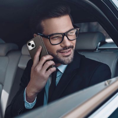 7. Dux Ducis Naples Hülle für iPhone 14 Plus Lederhülle (MagSafe kompatibel) Dunkelbraun