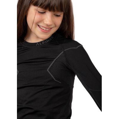 33. Alpinus Active Set Thermounterwäsche schwarz und grau Jr GT43204