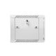 7. Lanberg WF01-6406-10S einteiliger abschließbarer Schrank (6 HE; 368 mm / 600 mm / 450 mm; Wandmontage; Glas; 19 Zoll; grau)