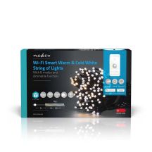 Nedis WIFILX02W100 Dekorative Lichterkette mit 100 LEDs, 3,21 WG