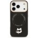 3. Karl Lagerfeld Big Strap Choupette Metal Logo MagSafe Hülle für iPhone 17 Pro Max – Schwarz