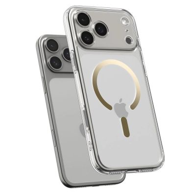 5. Spigen Ultra Hybrid MagSafe Case für iPhone 17 Pro - Transparent Gold