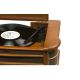 2. Retro-Plattenspieler Denver MCR-50MK3 – Holz Wood Dark (FM, CD, USB)