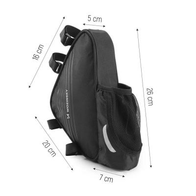 8. Wozinsky Rahmentasche 1.5l schwarz (WBB23BK)