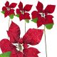 7. ROTER WEIHNACHTSSTERN 30 CM