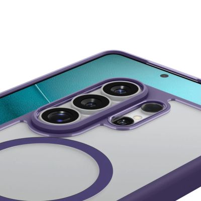 6. Spigen Ultra Hybrid Mag MagSafe Hülle für Samsung Galaxy S26 Ultra – Transparentes Marineblau