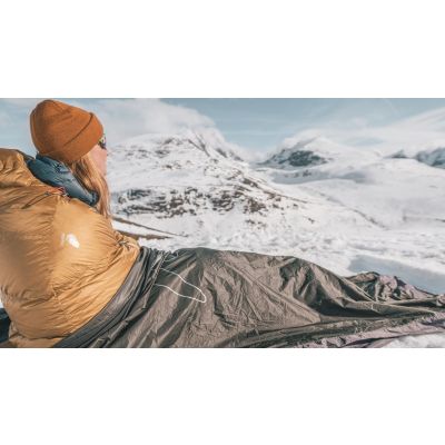 2. Robens Mountain Bivvy Rechteckiger Schlafsack für Erwachsene, Nylon, Polyester, Dunkelgrün
