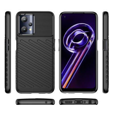 8. Thunder Case flexible gepanzerte Hülle Realme 9 Pro schwarz
