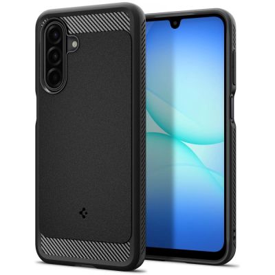 Spigen Rugged Armor Case für Samsung Galaxy A17 - Mattschwarz