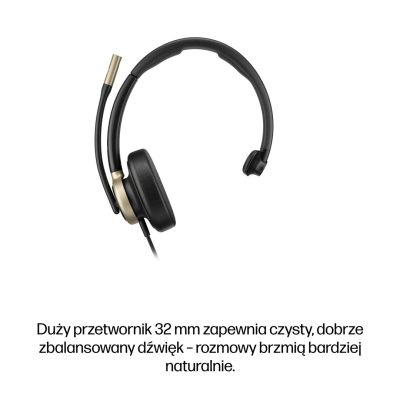 182. HP Poly Mission 815 Mono-USB-Kabel-Headset