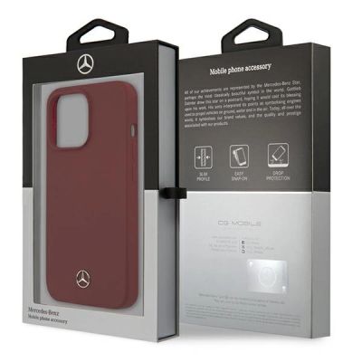 8. Mercedes Silicone Line Case für iPhone 13 Pro / iPhone 13 - Rot
