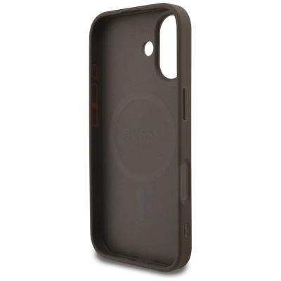 7. Guess 4G Ring Classic Logo MagSafe Hülle für iPhone 17 - Braun