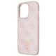 7. Guess GUHCP14LP4TDSCPP Hülle für iPhone 14 Pro – rosa Crossbody 4G Metalllogo