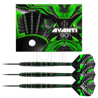 9. Harrows Avanti 90 % Steeltip-Dartpfeile HS-TNK-000016023