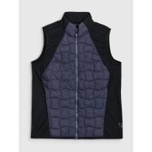 Damen Trekkingweste mit Primaloft-Füllung Schwarz 4F 4FWSS25TVJAF180-22S