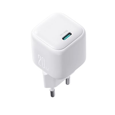 4. Joyroom JR-TCG08 GaN 20W Power Delivery Wandladegerät – Weiß