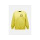 Damen-Sweatshirt PEAK PERFORMANCE W aus Frottee mit Grafikprint, Gelb