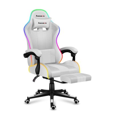 25. Huzaro Force 4.7 RGB Weißer Gaming-Stuhl