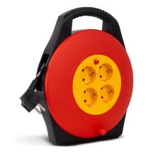 Entac ESCRG4-10 10m Splitter 4 x Netzwerkdose Schwarz, Gelb, Rot