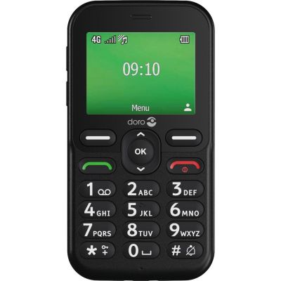 3. Doro Leva E10 6,1 cm (2,4") 118,9 g Schwarzes Handy für Senioren