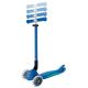 9. Globber Primo Faltbarer Kinderroller mit Lichtern, klassisch, Blau, Marineblau (Marineblau)