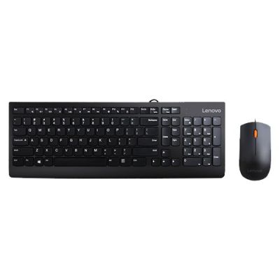 Lenovo 300 USB-Kombinationsset mit Tastatur und Maus – US-Englisch GX30M39606