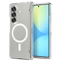 Spigen Tough Armor Pro Mag MagSafe Case für Samsung Galaxy Z Fold 7 - Klar und Weiß