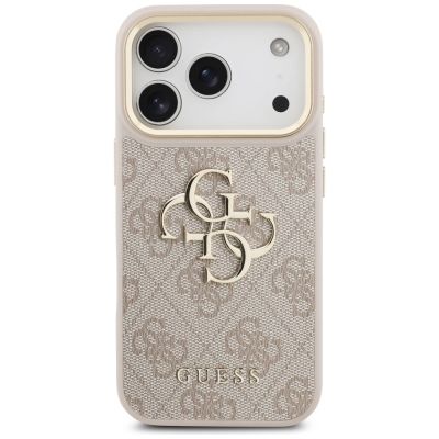 3. Guess 4G Big 4G Classic Logo Hülle für iPhone 17 Pro - Roségold