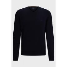 BOSS Pacello-L BLU Pullover mit V-Ausschnitt (50506042-404)
