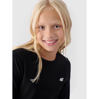 2. Langarmshirt regular glatt Mädchen 4F Junior 4FJWMM00TLONF318-20S