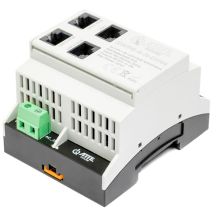 4-Port-PoE-Switch mit integriertem Netzteil für TH35-Schiene ATTE SWPS-4-11-DIN4