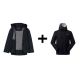 Berghaus Deluge Pro 3.0 Jacke, Größe M, Schwarz + Berghaus Hillwalker IA Shelljacke, Größe M, Schwarz