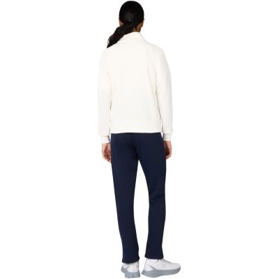 3. Champion Trainingsanzug mit durchgehendem Reißverschluss für Damen, cremefarben und marineblau, 117988 YS084