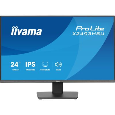 17. iiyama ProLite X2493HSU-B1 Computermonitor 60,5 cm (23,8") 1920 x 1080 px Full HD LED Schwarz