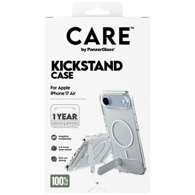 5. CARE by PanzerGlass Feature Case mit Kickstand MagSafe für iPhone Air – Transparent