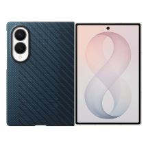 EF-KF971SNE Samsung Carbon Magnet Case für Galaxy Z Fold 8 Marineblau