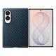 EF-KF971SNE Samsung Carbon Magnet Case für Galaxy Z Fold 8 Marineblau