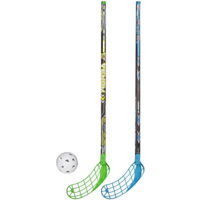 2. Floorball-Set, bestehend aus 2 Stöcken und Ball
