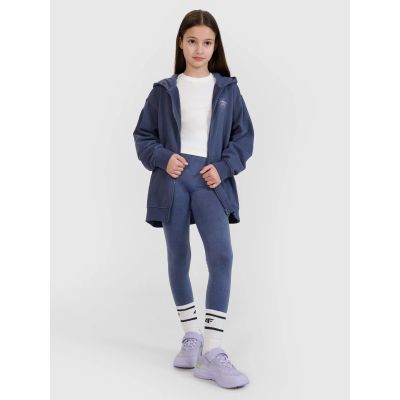 6. Mädchen-Sweatshirt mit Kapuze, 4F 4FJWSS25TSWSF1482-22S