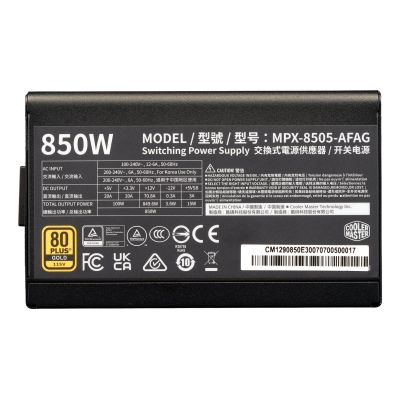 4. Cooler Master Elite Gold 850 Netzteilmodul 850W 24-Pin ATX Schwarz