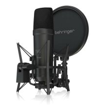 Behringer TM1 DARK EDITION Aufnahmeset: Großmembranmikrofon + Zubehör