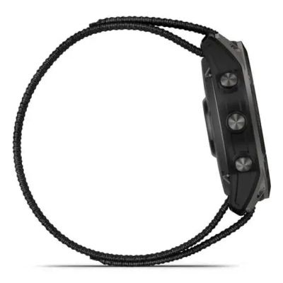 12. Garmin Enduro 2 Solar Schwarz Carbongrau DLC Ti Ultrafit Band 010-02754-01 Sportuhr